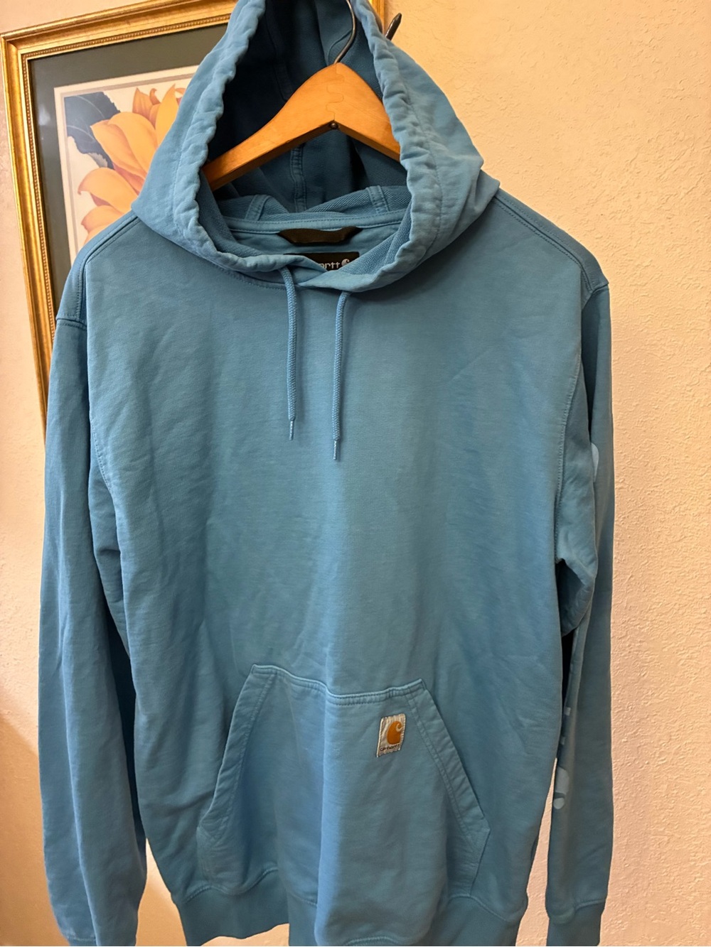 Carhartt Men’s Light Blue Pullover Hoodie